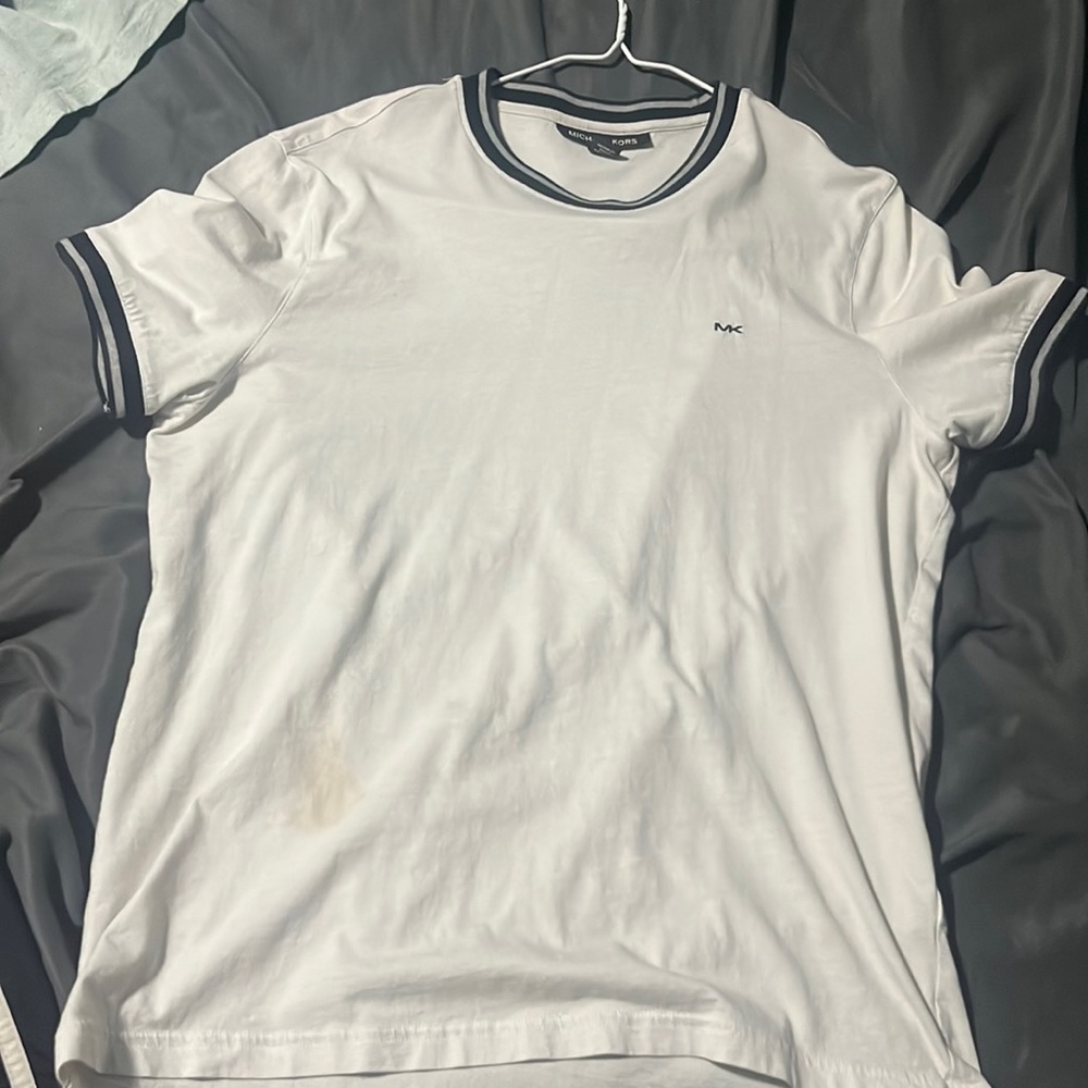 White Micheal kors shirt wore once